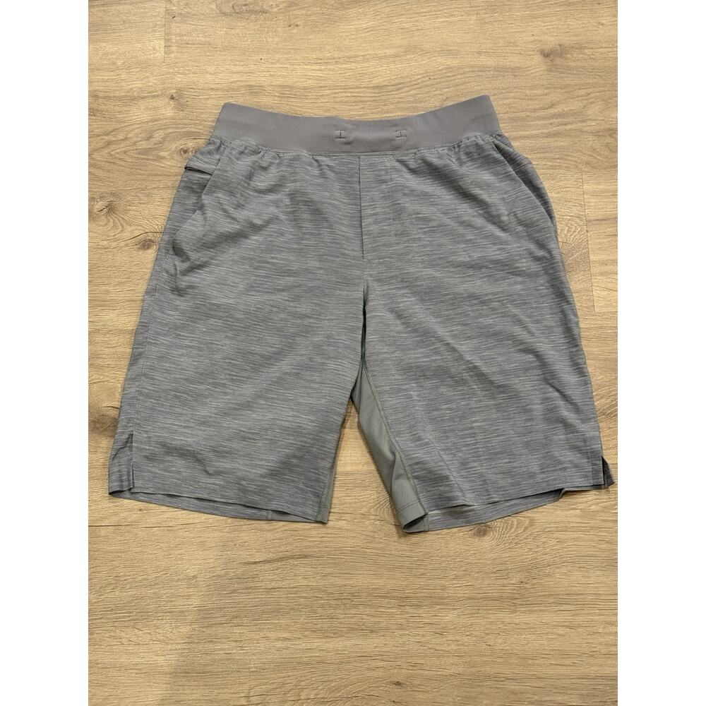 Lululemon Shorts Mens Medium T.H.E. Lined 11" Gray Gym Run Workout